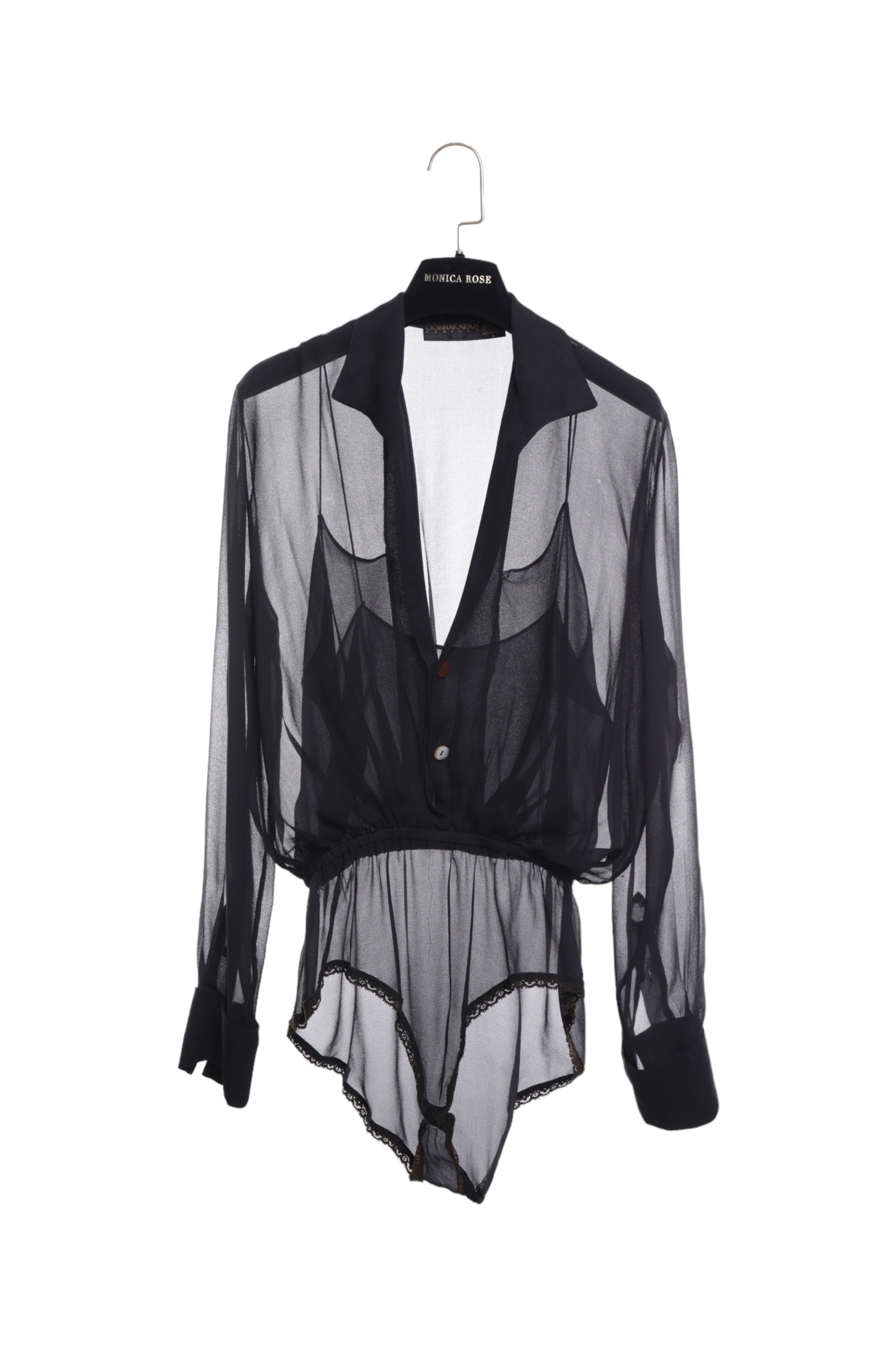 Vintage Donna Karan Sheer Bodysuit