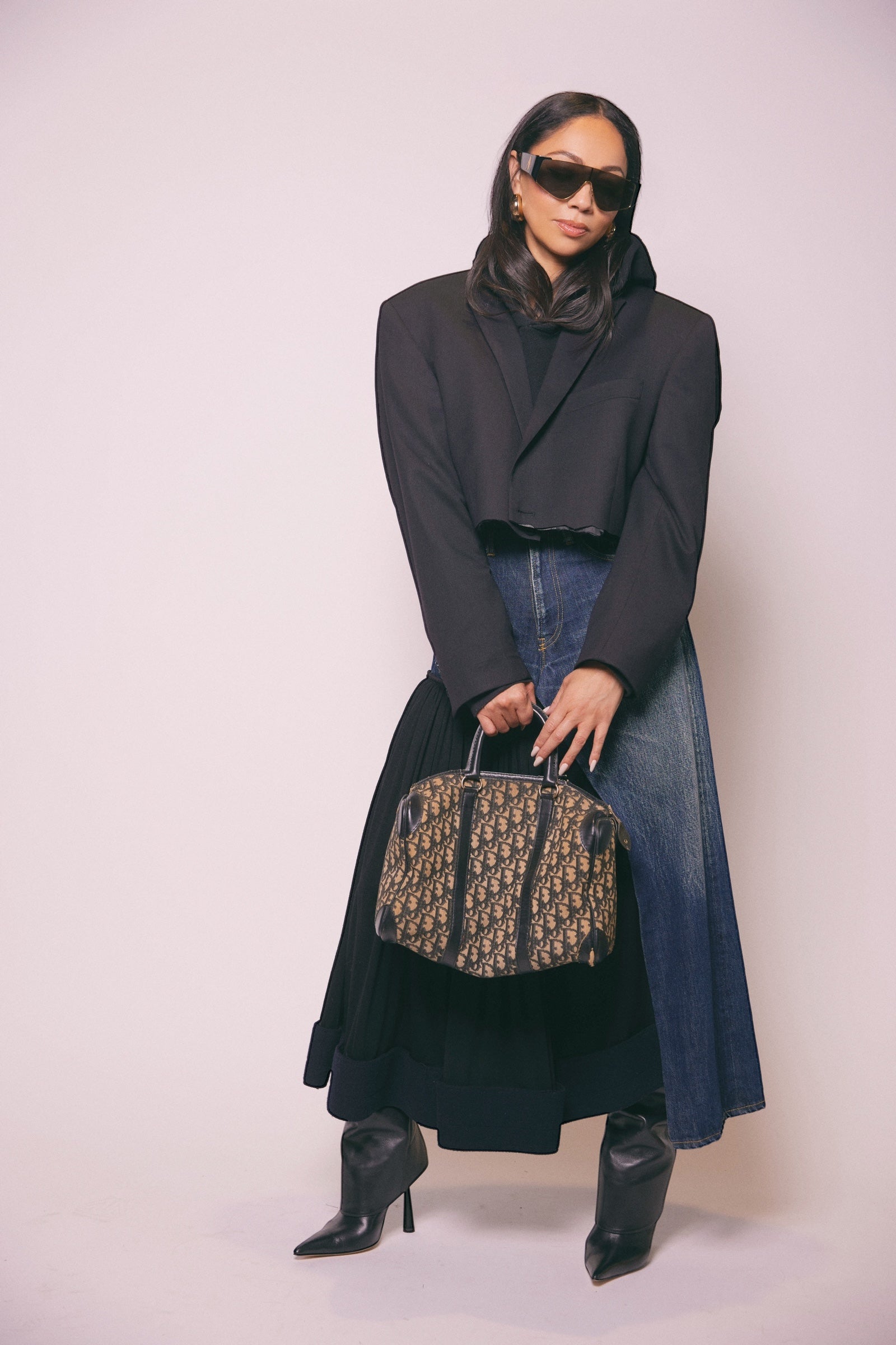 "ReWerk" By Monica Rose Cropped Blazer
