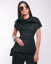 Rick Owens Cowl Neck Blouse