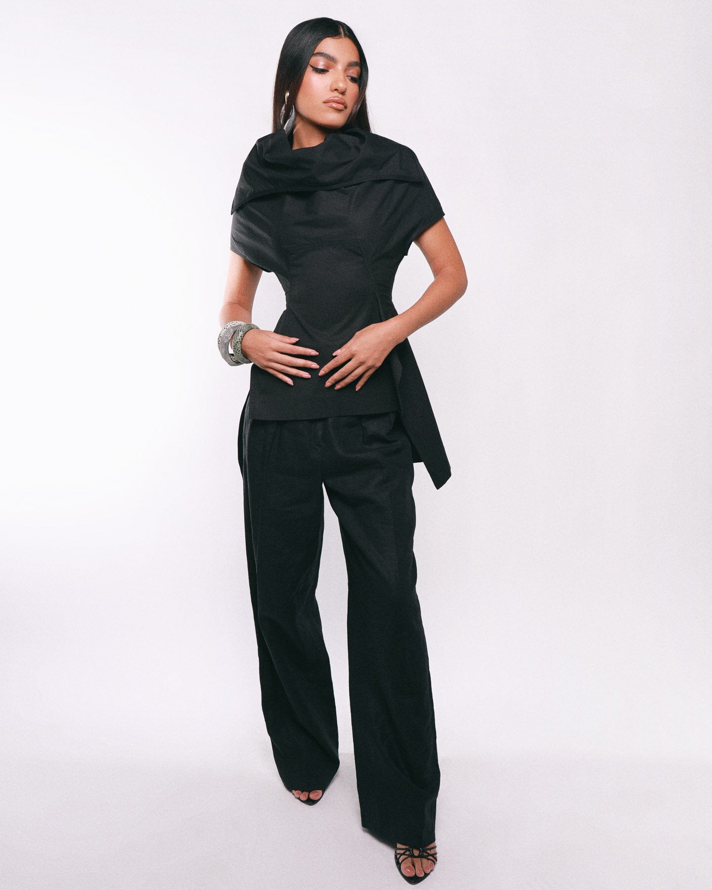 Rick Owens Cowl Neck Blouse