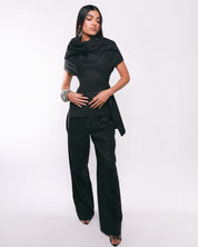 Rick Owens Cowl Neck Blouse