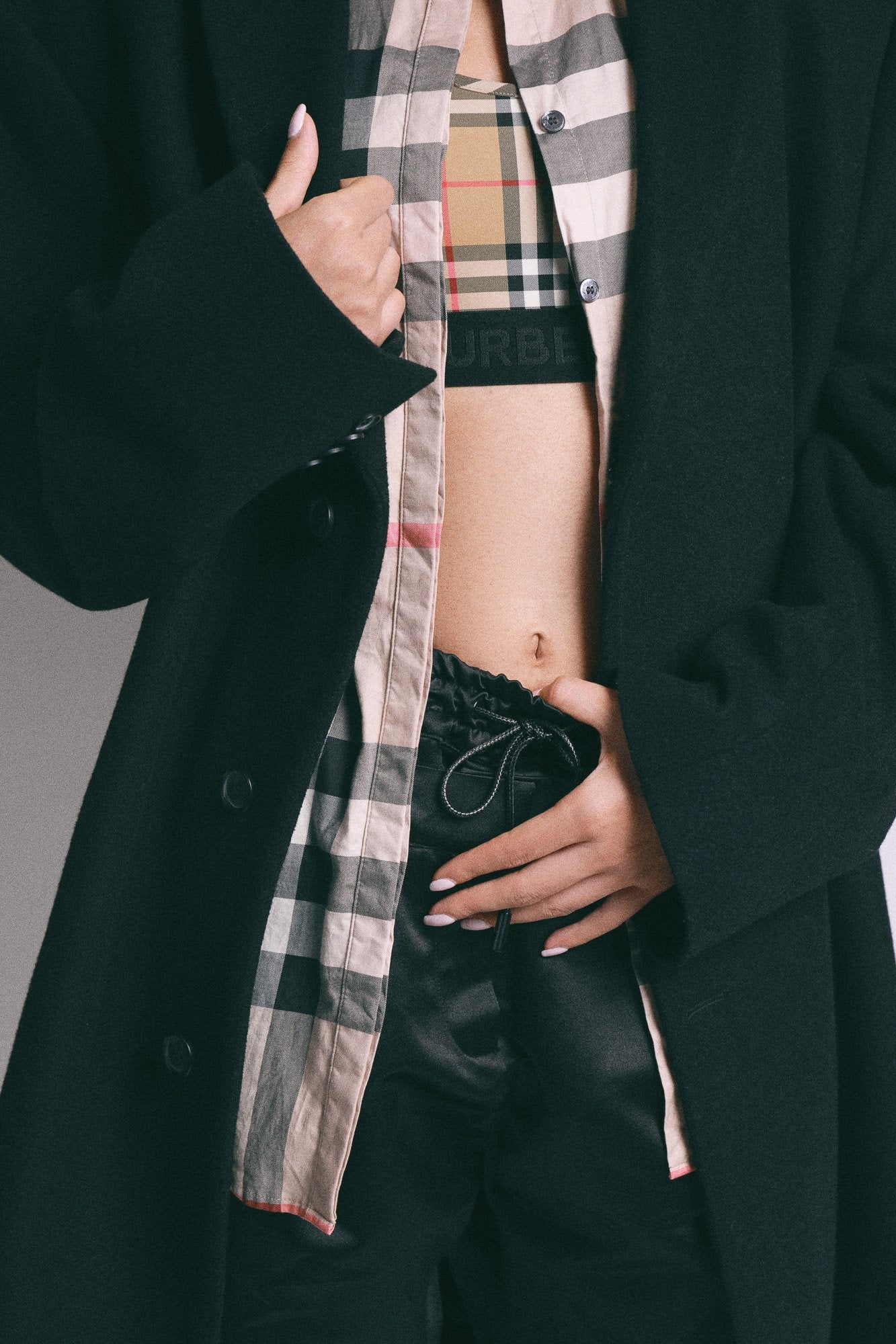 Burberry Plaid Button Up