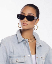 "Rose" Hoop Earrings