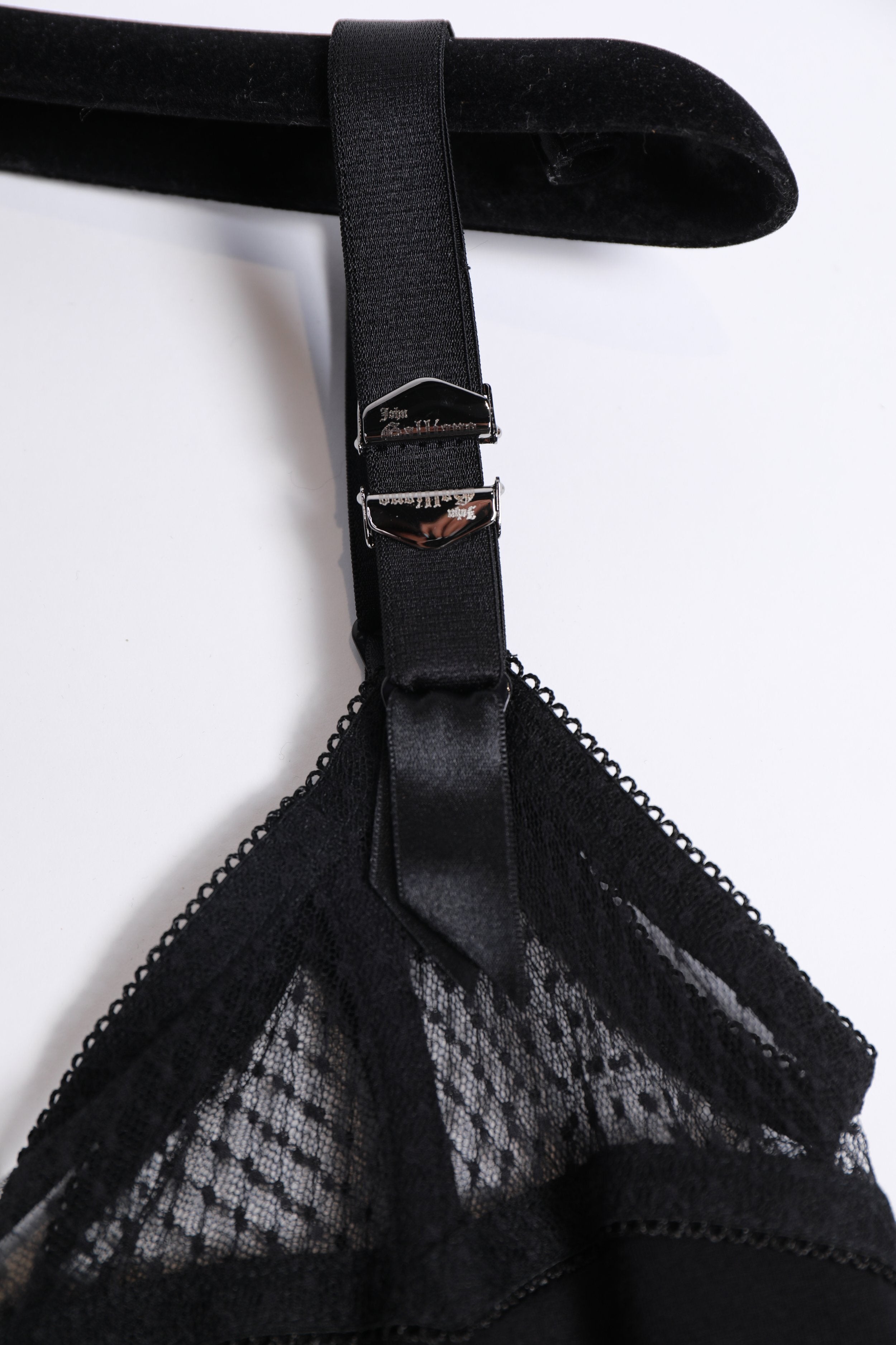 John Galliano Suspender Tank Top